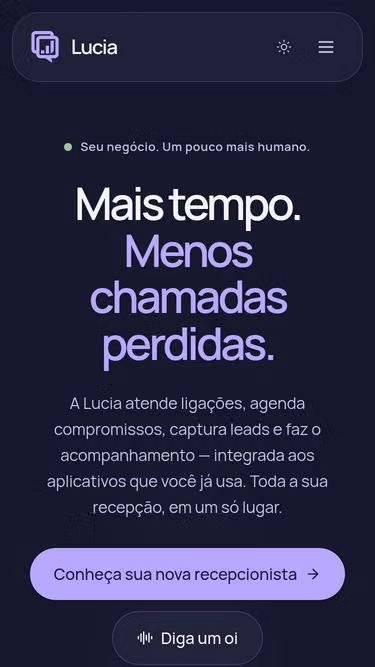 Screenshot of lucia.social