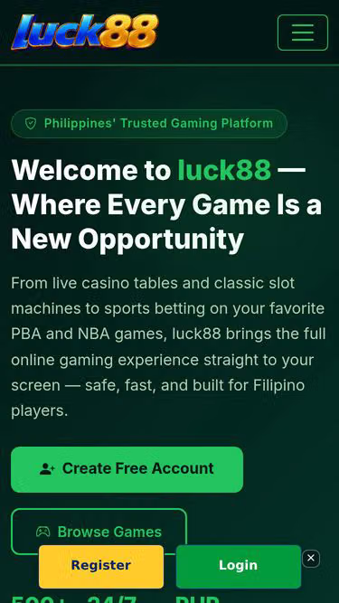 Screenshot of luck88.ceo