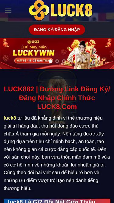 Screenshot of luck88.rest