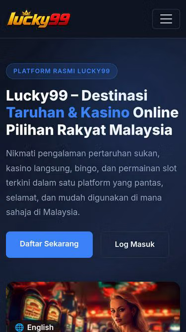 Screenshot of lucky99.bet