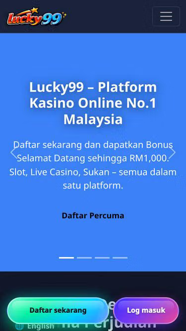 Screenshot of lucky99.express