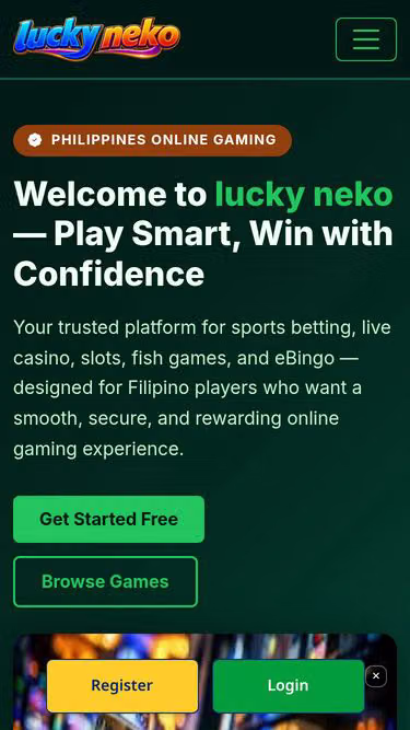 Screenshot of luckyneko.ceo