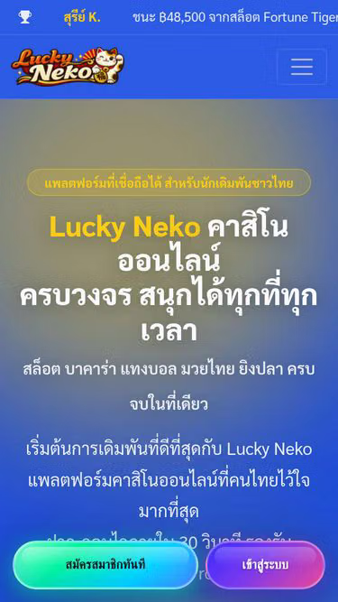 Screenshot of luckyneko.ws