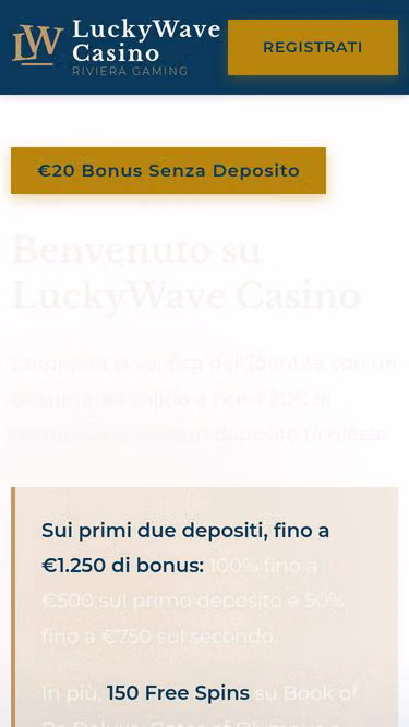 Screenshot of luckywave.it