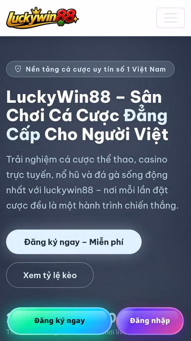 Screenshot of luckywin88.click