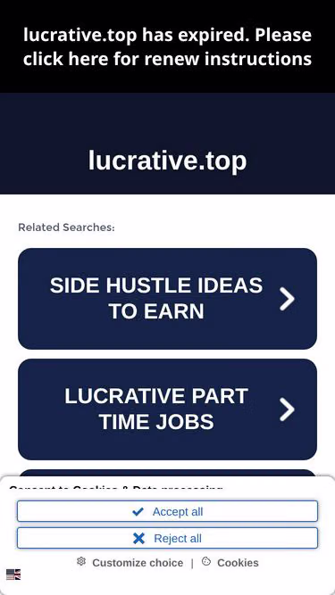 Screenshot of lucrative.top
