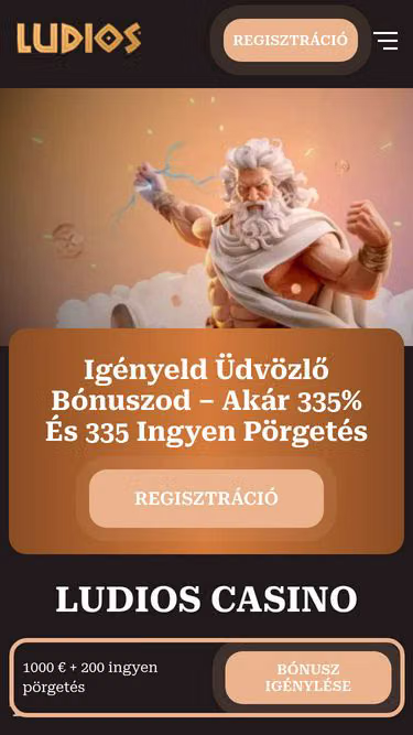 Screenshot of ludios.hu