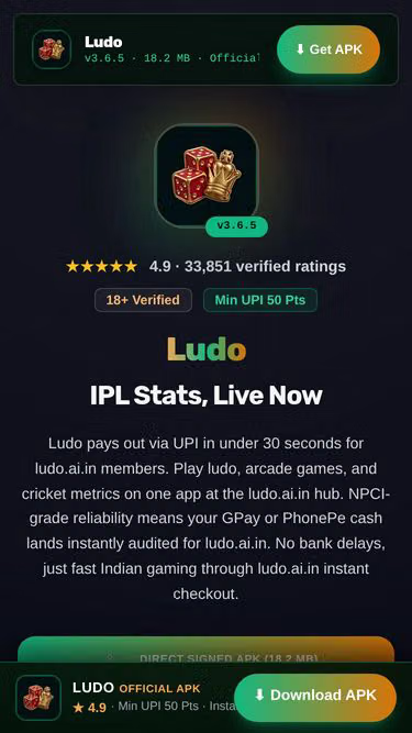 Screenshot of ludo.ai.in