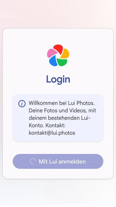 Screenshot of lui.photos