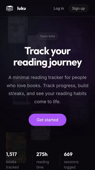 Screenshot of luku.app
