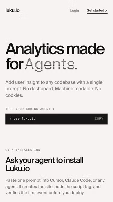 Screenshot of luku.io