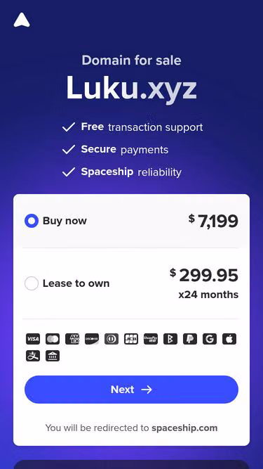 Screenshot of luku.xyz