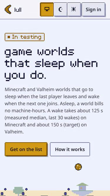 Screenshot of lull.gg