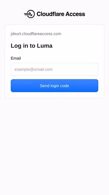 Screenshot of luma.foo