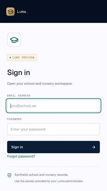 Screenshot of luma.international