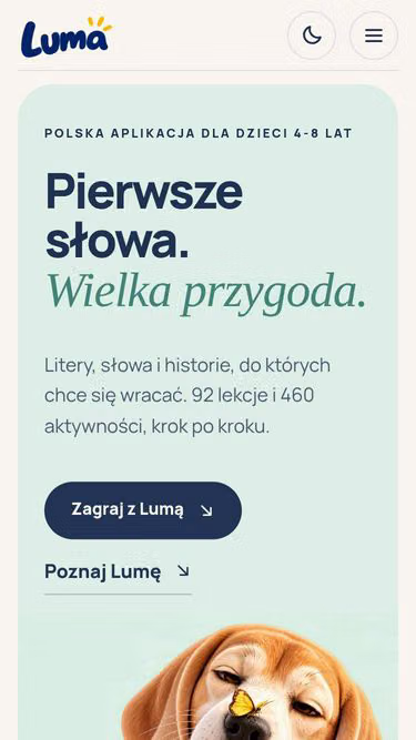 Screenshot of luma.kids