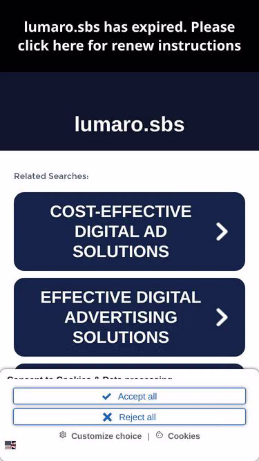 Screenshot of lumaro.sbs