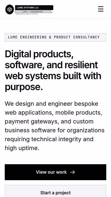 Screenshot of lume.co.ke