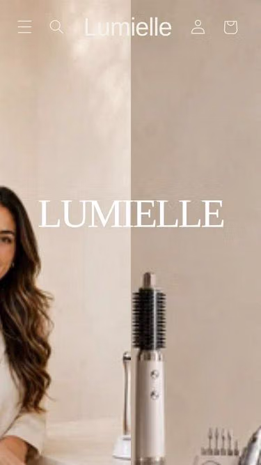 Screenshot of lumielle.buzz