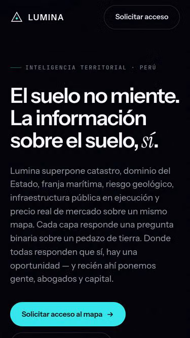 Screenshot of lumina.site