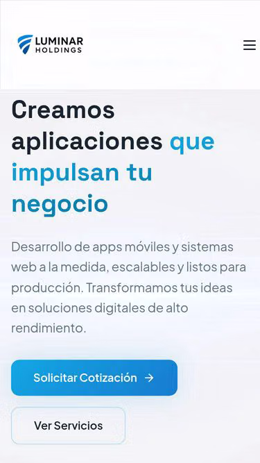 Screenshot of luminar.com.gt