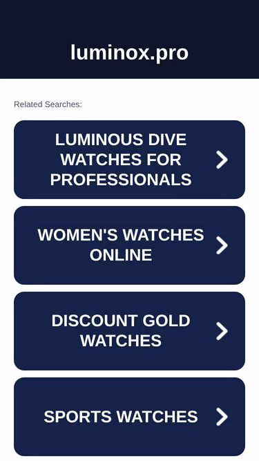 Screenshot of luminox.pro