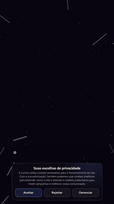 Screenshot of lumins.pro