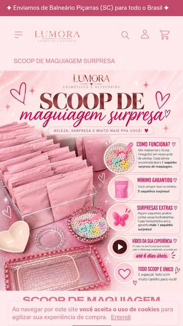 Screenshot of lumoraa.com.br