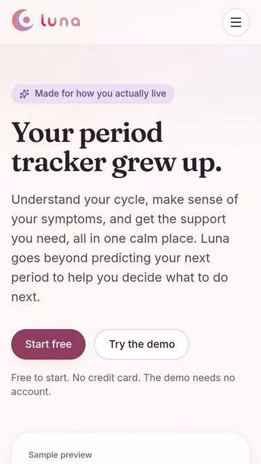 Screenshot of luna.org.in