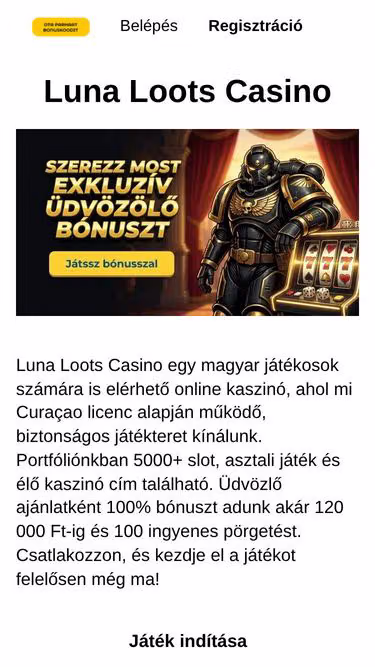 Screenshot of lunaloots.top