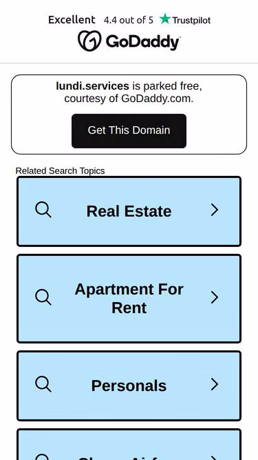 Screenshot of lundi.services