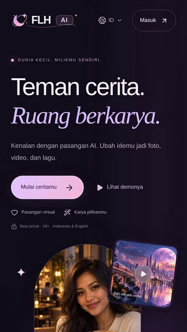 Screenshot of lune.biz.id