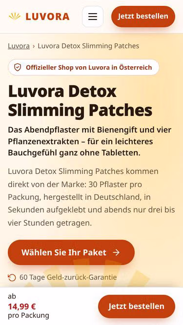 Screenshot of luvora.at