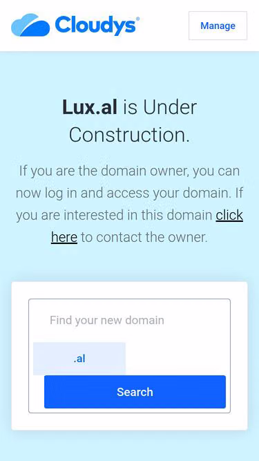 Screenshot of lux.al