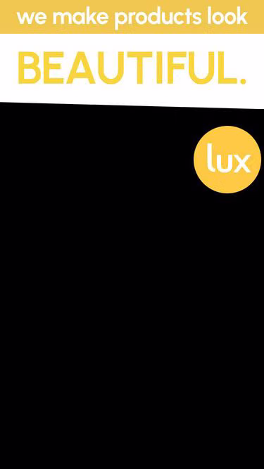Screenshot of lux.photography