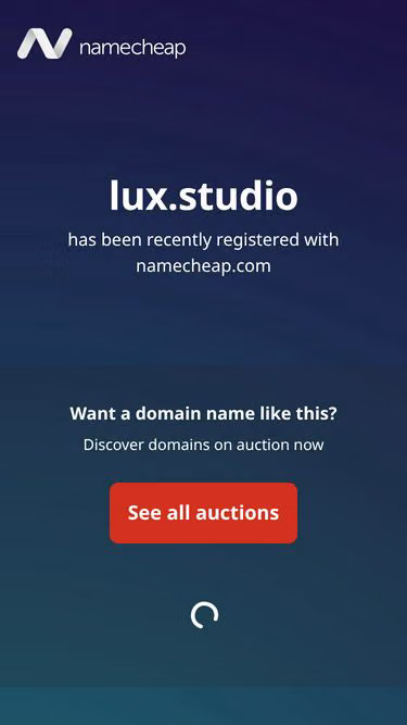 Screenshot of lux.studio