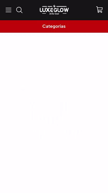 Screenshot of luxeglow.cl