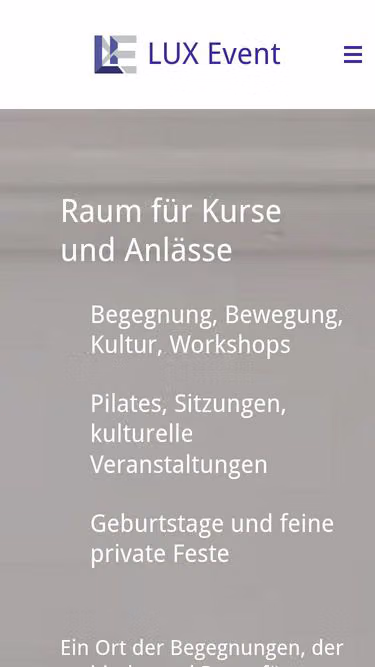 Screenshot of luxevent.online
