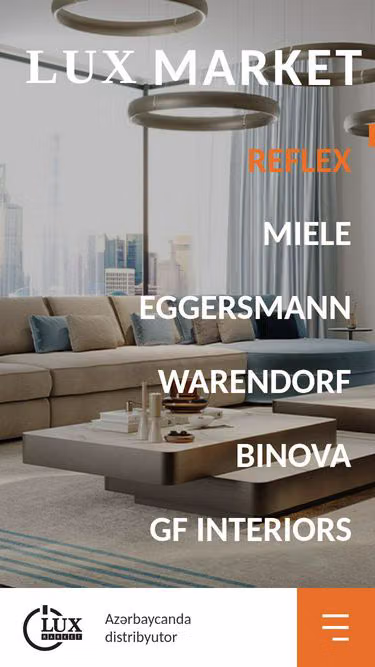 Screenshot of luxmarket.az