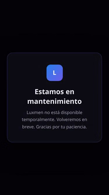Screenshot of luxmen.es