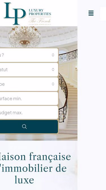 Screenshot of luxuryproperties.fr