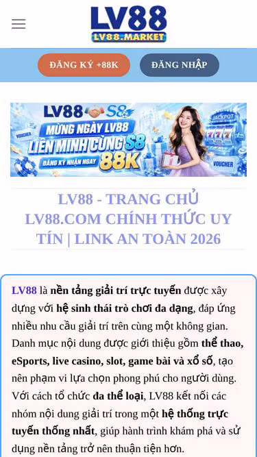 Screenshot of lv88.market