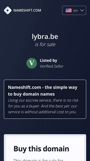 Screenshot of lybra.be