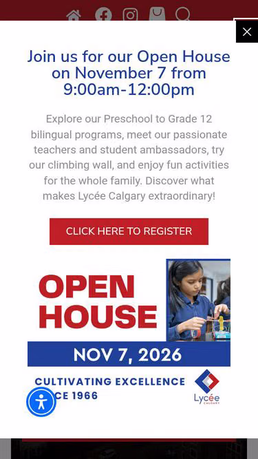 Screenshot of lycee.ca