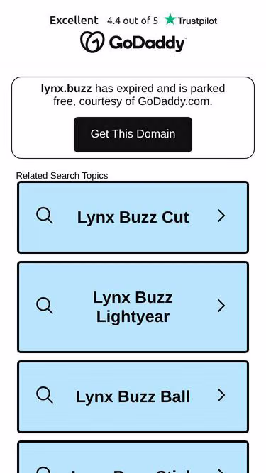Screenshot of lynx.buzz