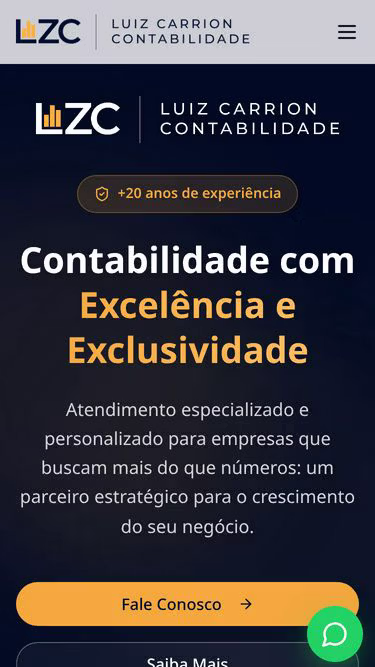 Screenshot of lzc.com.br