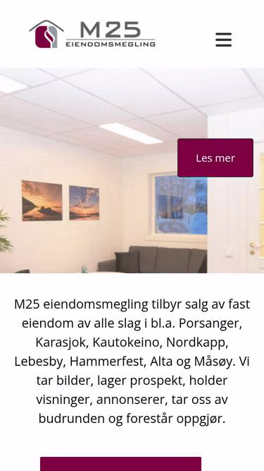 Screenshot of m25.no
