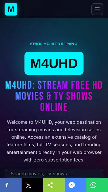 Screenshot of m4uhd.io