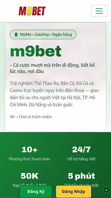 Screenshot of m9bet.bar