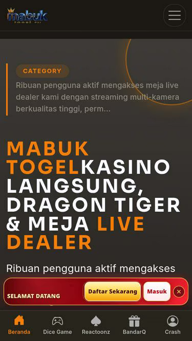 Screenshot of mabuktogel.app